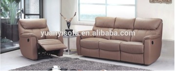 Promotion sale style recliner leather sofa with good quality living room furniture YR1531
