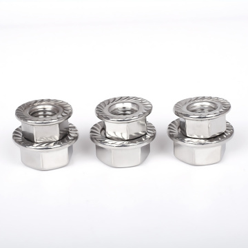 Hex Nuts với lớp mặt bích 6/8/10