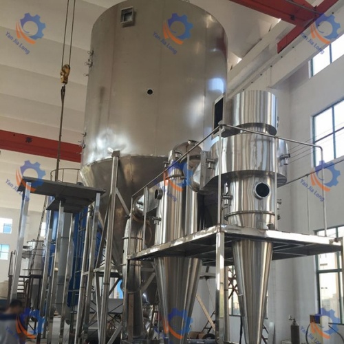 Centrifuge spray dryer dari resin asam urat