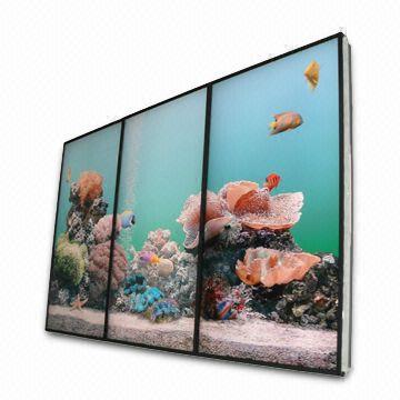 LCD Screen Video Wall, Panel Sized 42-inch and 1,000:1 Contrast Ratio