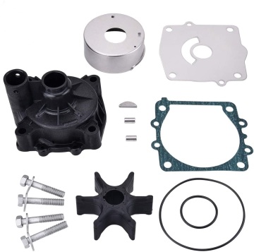 ชุดซ่อมปั๊มน้ำใบพัดพร้อมที่อยู่อาศัยสำหรับ Yamaha 61a-W0078-A3 V6 Outboards 115-250 HP-เหมาะกับ Sierra 18-3396