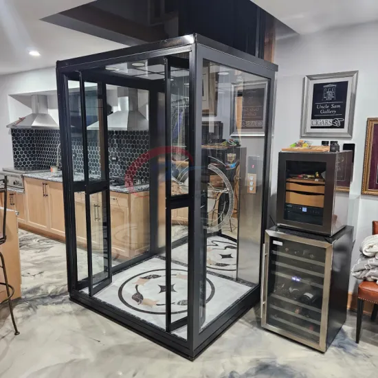 Small Hydraulic Residential Villa Lift 2 Floor 4 Floor House Elevator For 1-5 Person