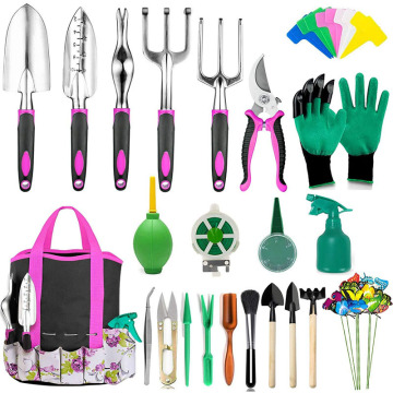 2023 Heavy Duty Gardening Tool Kit: Weeder, Rake, Shovel, Trowel