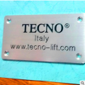 Placa de grabado de aluminio de pantalla de seda