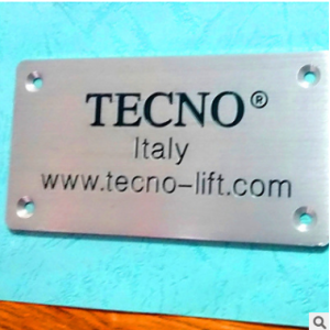 Placa de grabado de aluminio de pantalla de seda