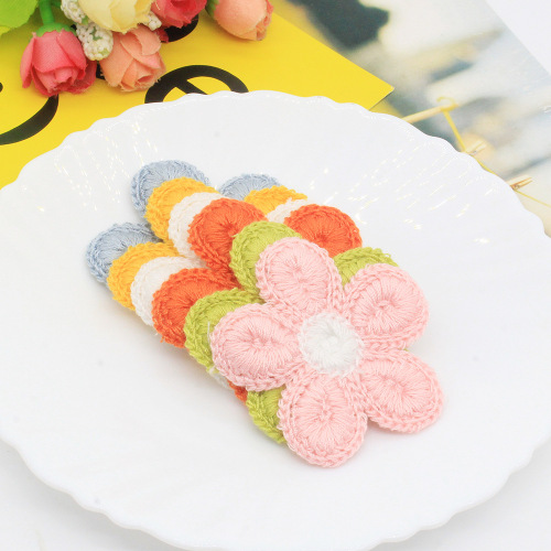 3D เย็บปักถักร้อยดอกไม้ applique DIY Kid แพทช์ผ้า