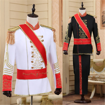 Court Dress Costumes Guard European Officers Marshal Emperor Uniform Stage Drama Honor Guards For Film Show Cosplay