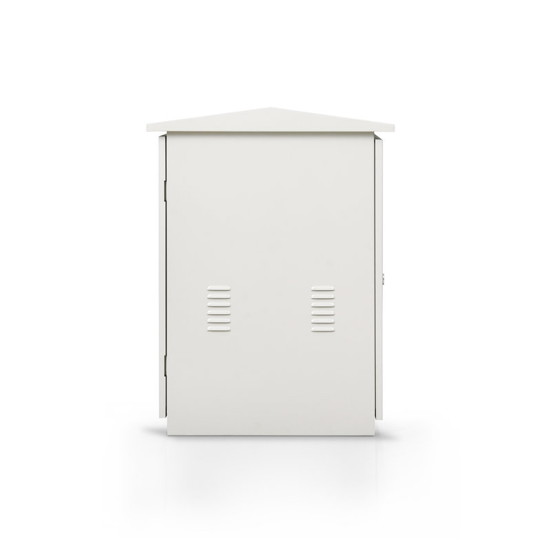 Cubierta superior de drenaje de doble pendiente y diseño de ventilación lateral