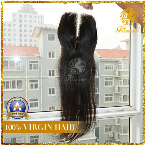 High Quality Middle Part Lace Closure with 100% Virgin Human Hair (CL-1)