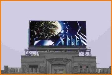 High Contrast Outdoor Ph20mm 1r1g1b Super Thin Led Screen With Static Drive