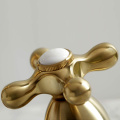 Antique Satin Brass Unique Bathroom Faucet