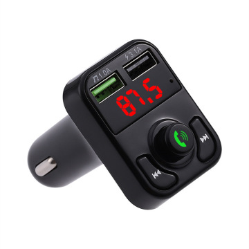 USB Fast Charger Car Music Player with FM Modulator Bluetooth 5.0 Hands-Free Kit