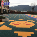 jubin lantai taman permainan kanak-kanak tersuai berwarna-warni