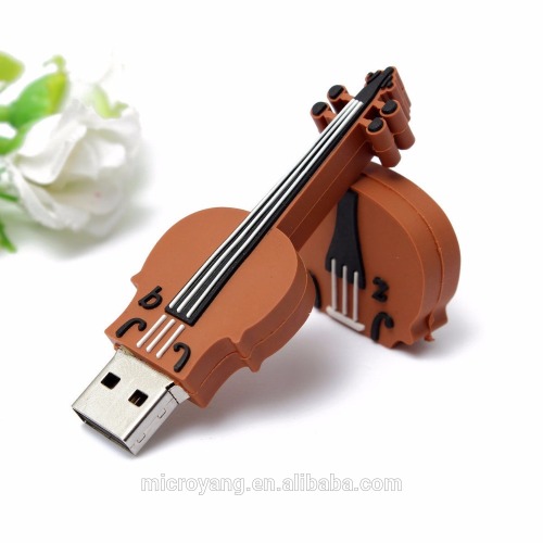 16GB USB 2.0 Mini Violin Model Flash Memory Stick Storage Thumb Pen Drive