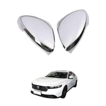 OEM Car ABS Carbon Fiber Exterior Accessories for 2023 Honda Accord - Chrome Rearview Mirror Trim Cover