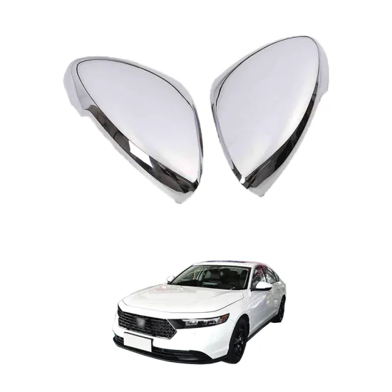 OEM Car ABS Carbon Fiber Exterior Accessories for 2023 Honda Accord - Chrome Rearview Mirror Trim Cover