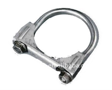 Heavy-Duty U-Bolt Muffler Clamp 2 1/2" Stainless Steel