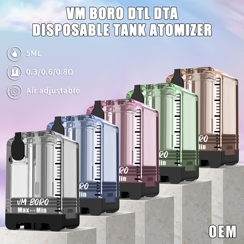 BORO DTL DTA Disposable Vape Tank Atomizer