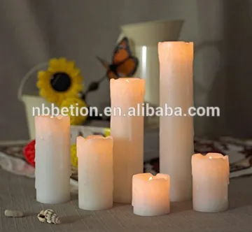 led flameless candles dripping flamleless pillar candles battery operated led wax candles led taper candles for home decoration