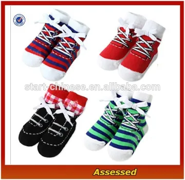 New Fashion Baby shoe socks /Wholesale Baby cotton socks /Boys Sneaker Slipper Socks---AMY15412