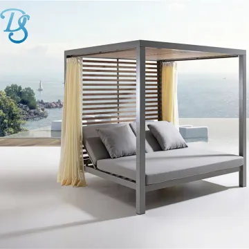 Luxury KD Outdoor Aluminium Swimming Pool Sunbed
