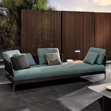 High Quality Luxury Outdoor Pop Furniture Hand Woven Rope Garden Sofa Set