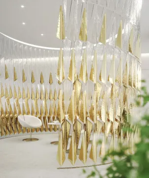 Customizable Hotel Decorative Crystal Ceiling Chandeliers