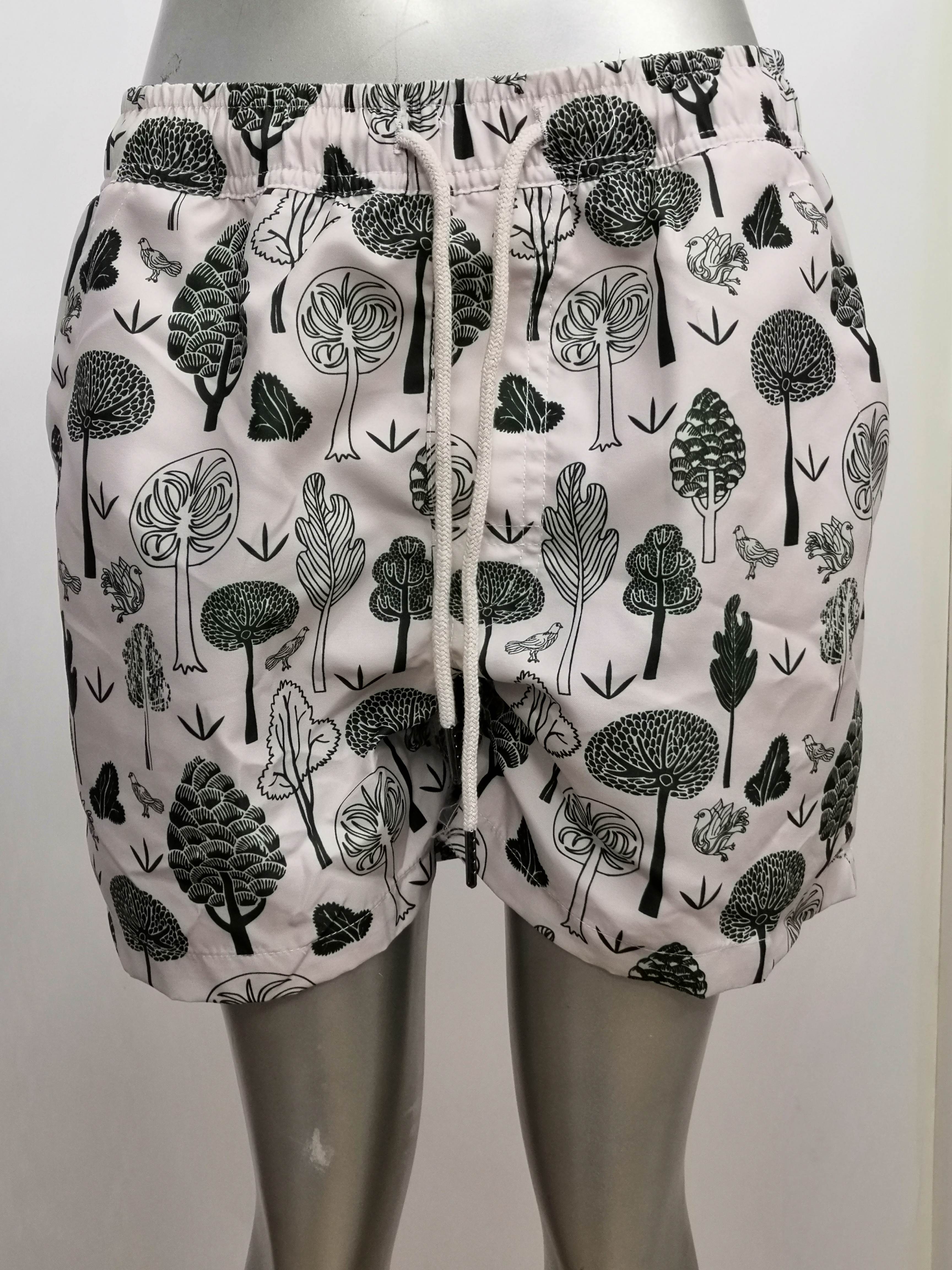 Cartoon Tierdruck Herrenstrandshorts