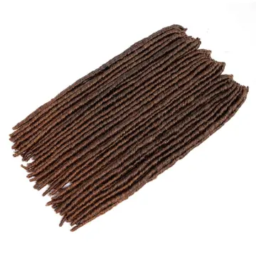 cheap soft dread lock synthetic braiding hair dreadlocks faux locs crochet braids Crochet Braids Hair Extensions