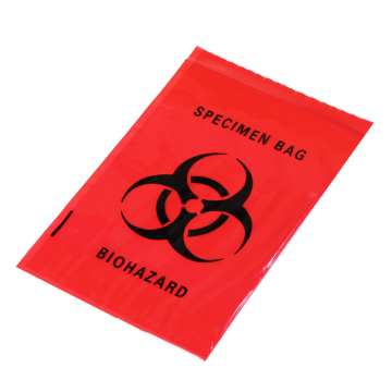 Sagni campioni in plastica da 6x9 pollici di chiusura in laboratorio di qualità premium - Borse per campioni di rifiuti biologici