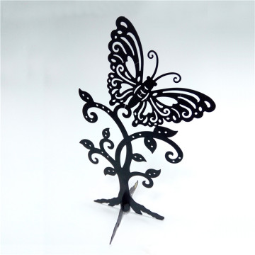 Metal Butterfly Jewelry Rack Home Decor