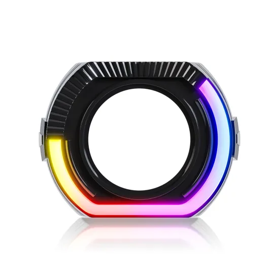TAOCHIS 3.0 Inch Headlight Projector RGB Lens Shroud - APP Controlled Car Headlight Retrofit