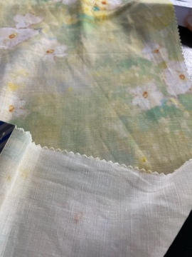 Το Tencel Rayon Linen Soft εκτύπωσης για το φόρεμα της Lady το καλοκαίρι