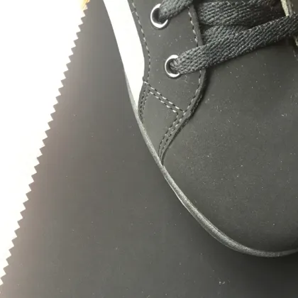 pu synthetic nubuck leather for shoes