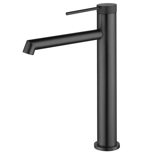 Minimalist Brass Tall Basin Faucet