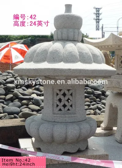 popular outdoor stone lantern sculpture