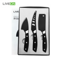 Set 3PCS Black Cheese Knife