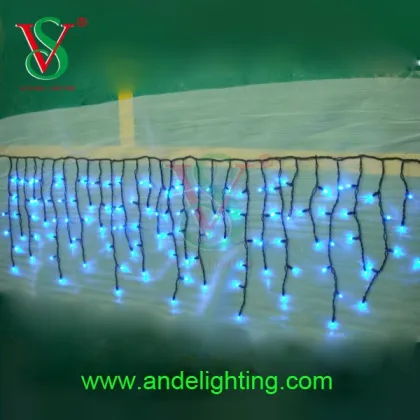 outdoor LED falling snow icicle light for holiday decoration