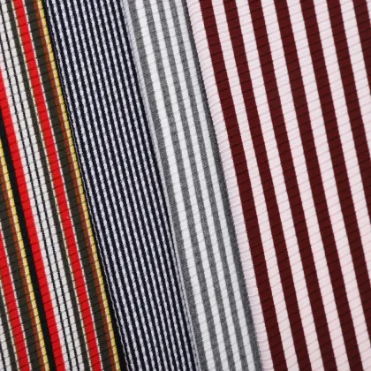 viscose polyester spandex rayon rib knit fabric