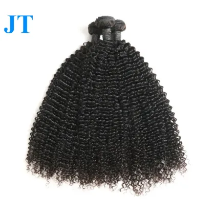 Afro Gray Braiding Hair Extensions Curly Brazilian Human Hair Bundles