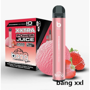 2000Puffs Bang xxl Strawberry Ice Cream