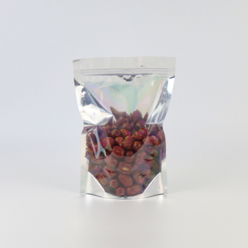 Transparent Window Aluminum Slivery Bag