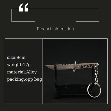 Wholesale 3D Valorant Key Chains and Knife Gun Weapons Xenohunter Model