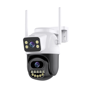 8MP WIFI PTZ IP Camera 4K HD Dual Lens Outdoor Security Camera