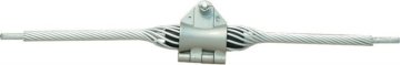 preformed suspension clamp for overhead line