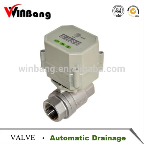 2014 Most Popular Online Supplier Of High Quality Automatic Drainage Water Valve with Timer
