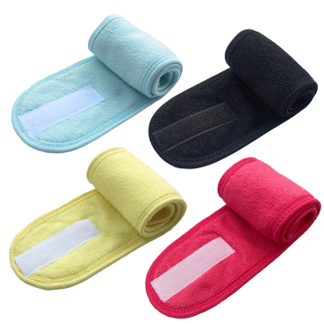Coral Beauty Adjustable Wash Headband for Yoga and Spa