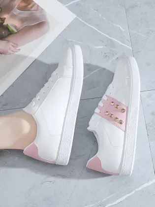 2021 black side PU with diamond women shoes