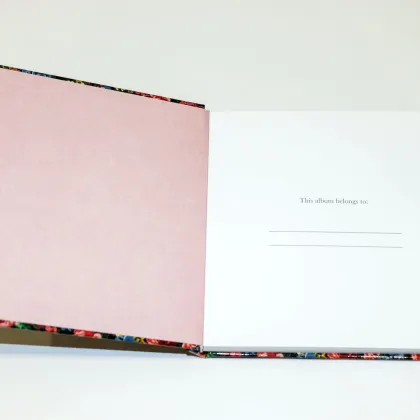 Joytop Custom Floral Hardcover Mini DIY Stickers Scrapbook Photo Album for Instax