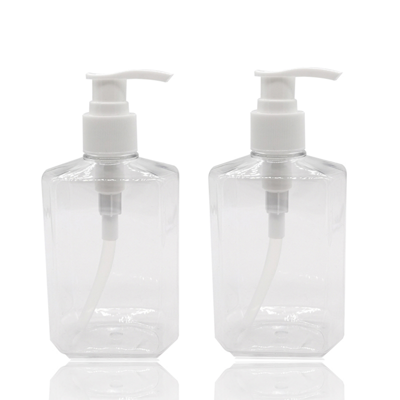 250ml Oval bottle empty PET hand sanitizer bottle